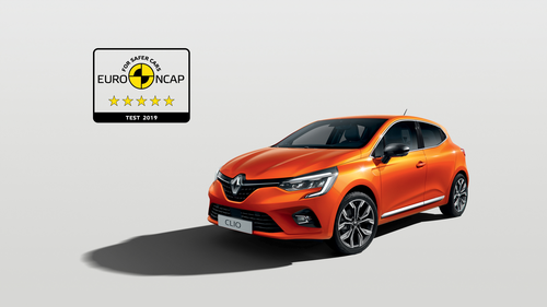 Novi Renault CLIO osvojio je 5 zvjezdica na Euro NCAP-ovim testiranjima kao najsigurnije vozilo za sve